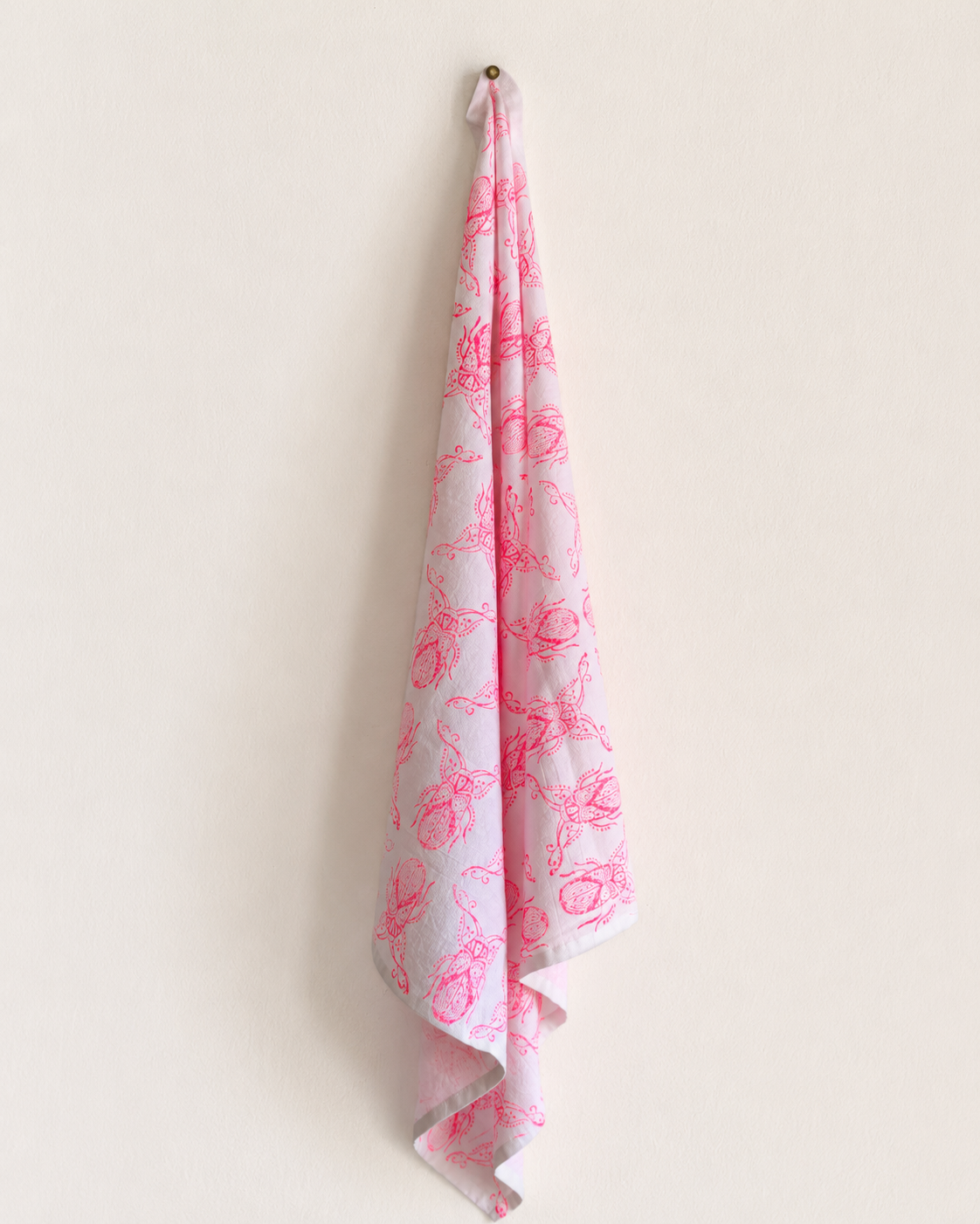 Beetle Study No. 1 – Handmade Cotton Tea Towel