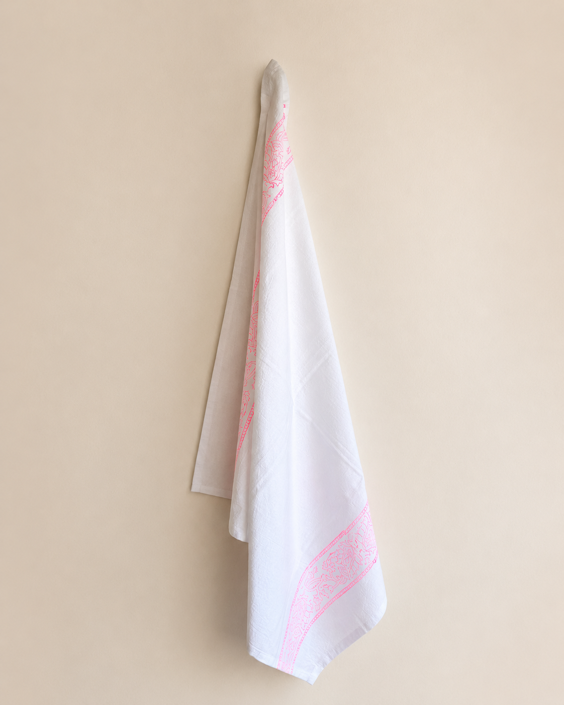 Border Detail – Handmade Cotton Tea Towel
