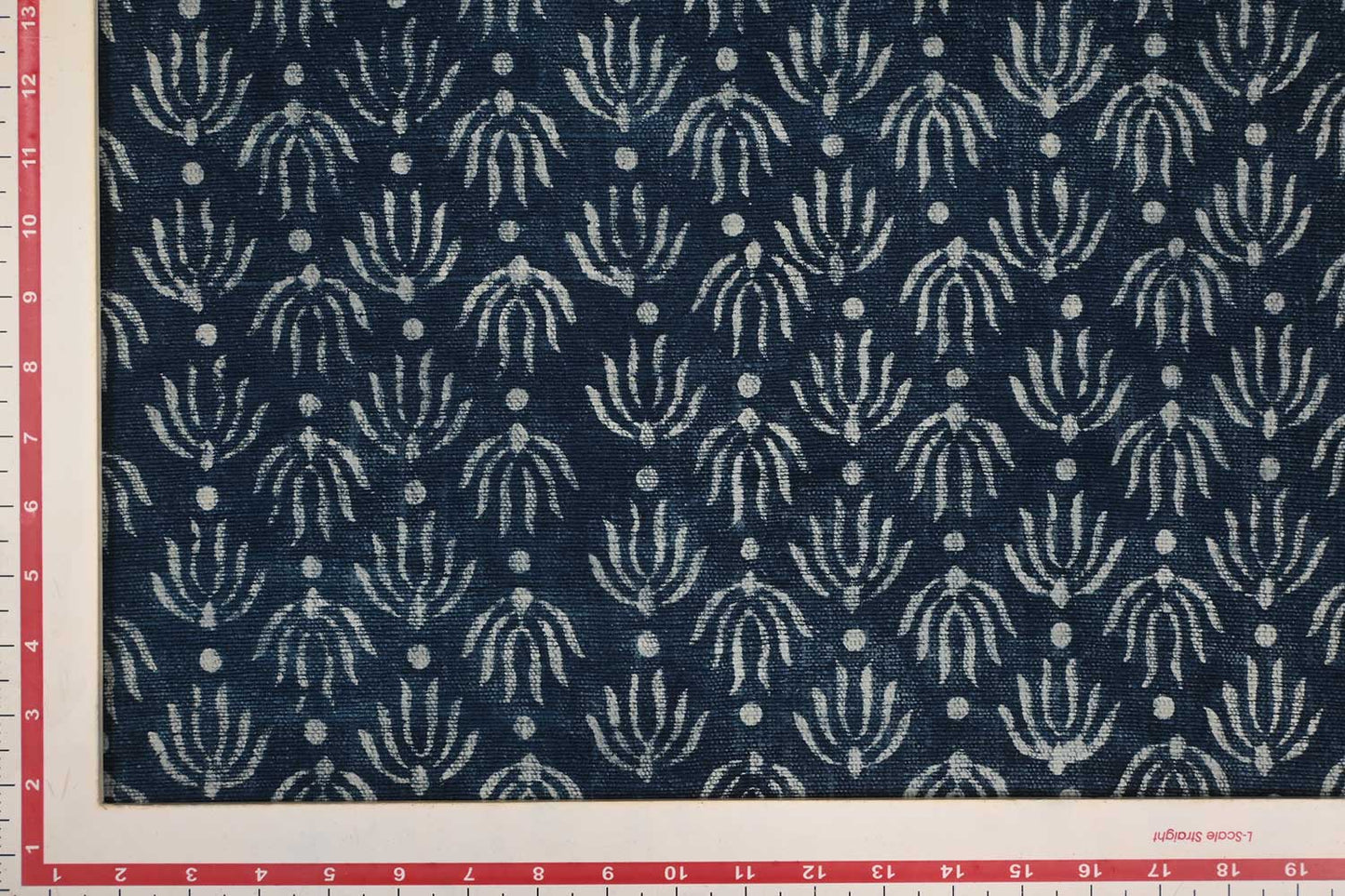 Indigo Bloom Cascade Fabric