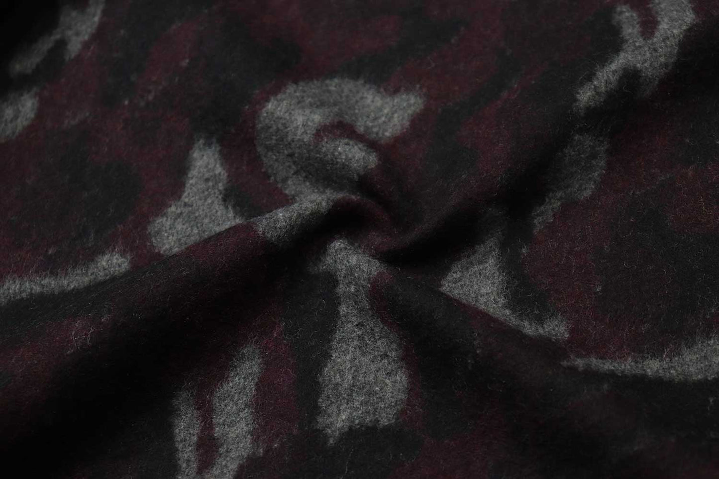 Shadow Moss Wool Tweed Fabric