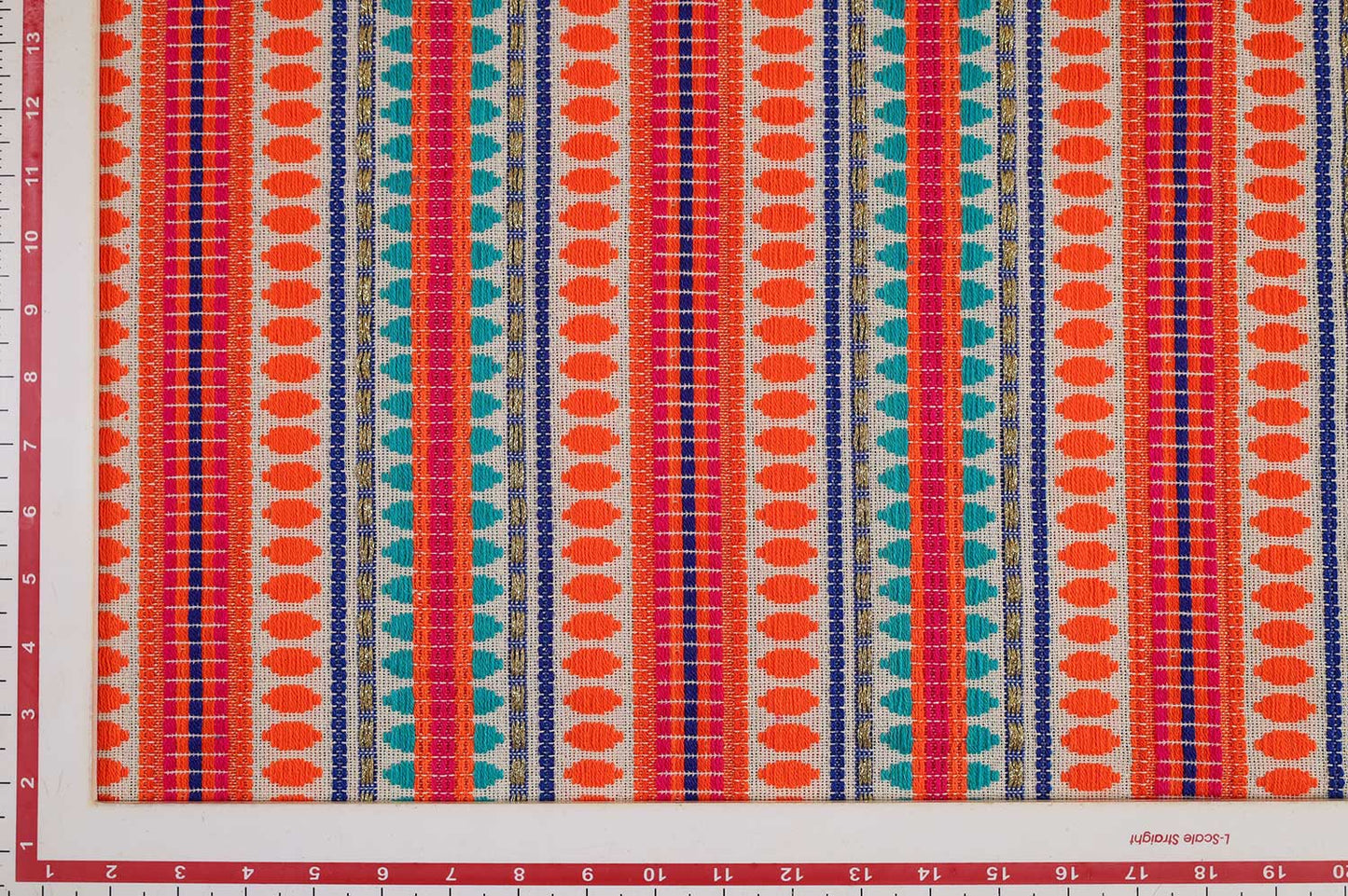 Spice Route Stripe – Cotton Blend Jacquard Fabric