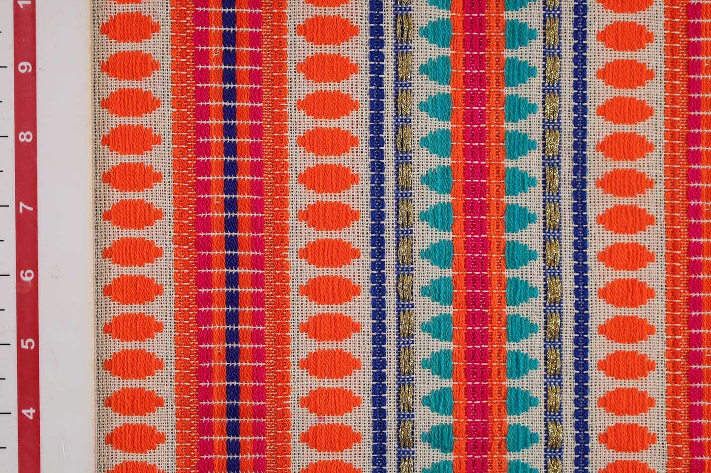 Spice Route Stripe – Cotton Blend Jacquard Fabric