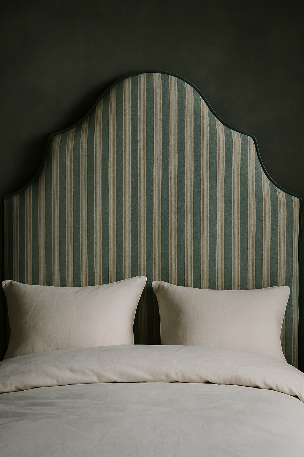 Custom Headboard Stripes